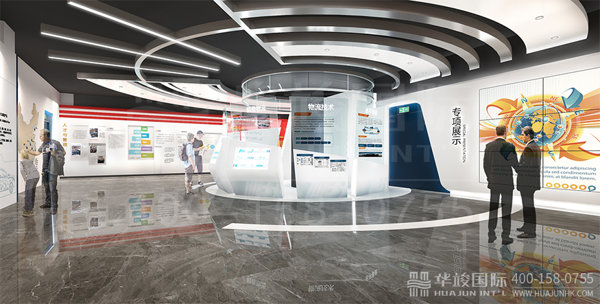 風神物流廣州總部企業(yè)展廳設計